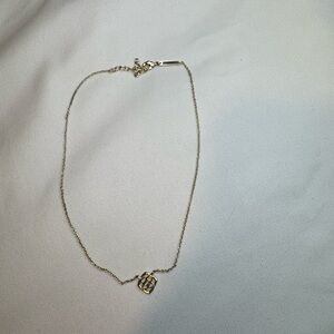 Kendra Scott Gold Necklace with Geometric Pendant